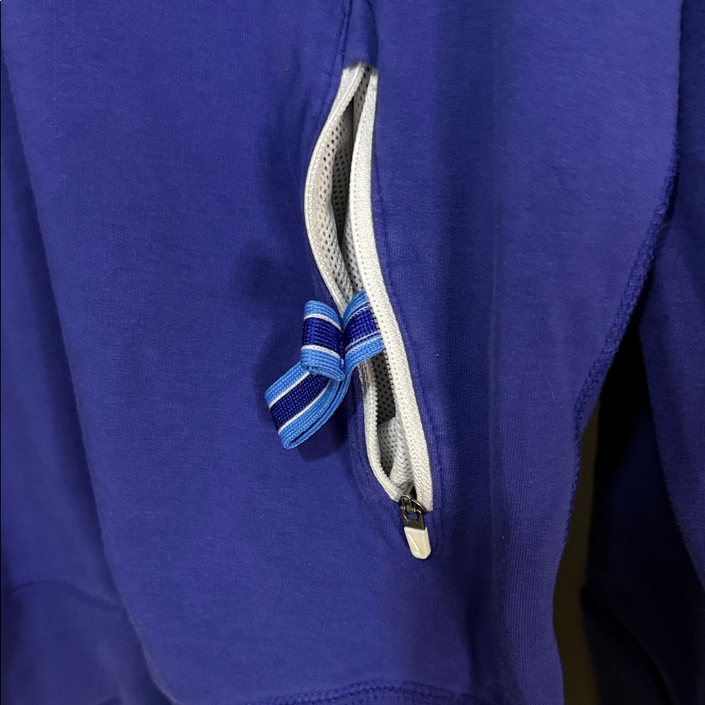 🏷️ Nike Dri-FIT Blue Pullover Hoodie Men’s Large - Picture 4 of 15